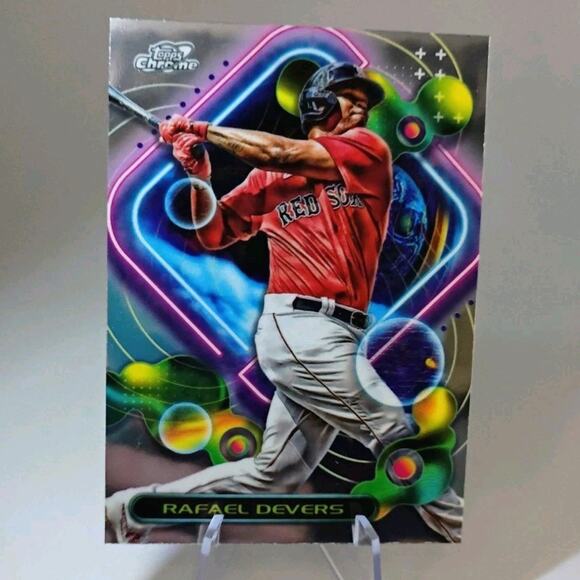2023 Topps Cosmic Chrome - Rafael Devers #115 - Picture 2 of 5